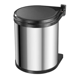 Bote de basura Hailo Compact-Box M, 4 galones, elevador de tapa, cubo de cocina pequeño, mancha... - Imagen 1 de 8