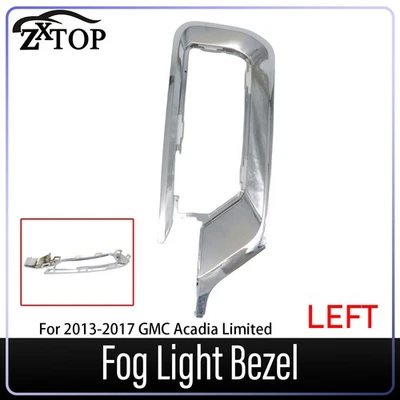 Front Bumper Fog Light Trim Driver Side Fits 13-17 GMC Acadia 17 GMC Limited - Imagem 1 de 4