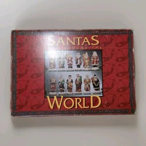 Babbo Natale vintage da tutto il mondo set completo di 12 porcellana scatola originale OTTIME - Foto 1 di 8