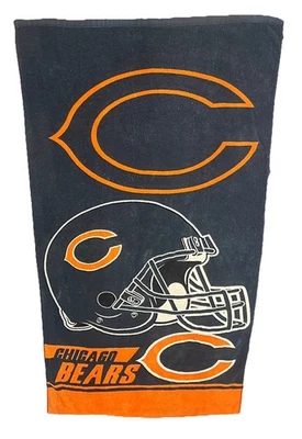 CHICAGO BEARS 28”X 55” TOALLA DE PLAYA EQUIPO HECHA POR NORTHWEST GROUP Foto 1 de 4