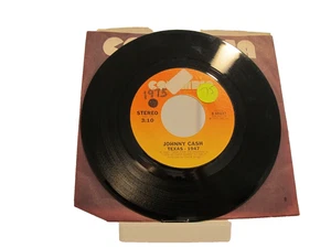45 RECORD - JOHNNY CASH - TEXAS 1947 - Picture 1 of 1