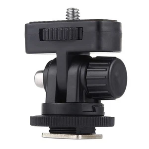 Sleek Black Mount Adapter for Camera Accessories For DSLR Camera Setup - Picture 1 of 7