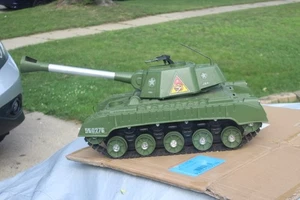 Rare Vintage  Tiger 4 Joe Tank Army Military Toy #550276 works - Picture 1 of 16