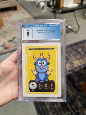 Thoughtful Three Horned Harpik | 2022  Veefriends Series 2 | CGC Mint 9 - Image 1 of 2