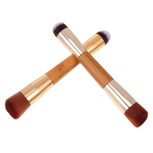 Cepillo de rubor de doble cabezal de 2 piezas con brochas de maquillaje de extremo - Imagen 1 de 12