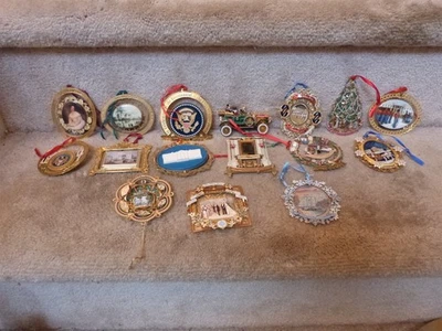 LOT 16 White House Ornaments 1989 1992-94 1996-97 2000 2002-09 2012 EUC NO BOXES - Image 1 of 4