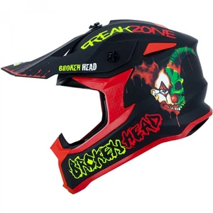 Casco Motocross FreakZone Nero-Rosso - Bild 1 von 14