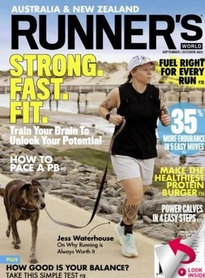 Runner's World Magazine Australia&NZ Issue Sept-Oct 2025/ STRONF. FAST. FIT - Image 1 of 3