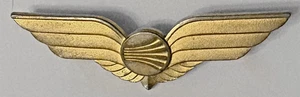 Vintage Flügel Pin: CONTINENTAL AIRLINES FLUGBEGLEITERIN, STEWARDESS Ansteckabzeichen - Bild 1 von 2