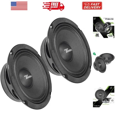 Altavoz de rango medio poco profundo de 6,5 pulgadas 500 vatios TPT-MR6-4 PRO paquete 6,5 rango medio... Foto 1 de 4