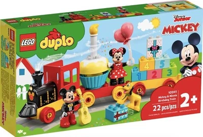 LEGO 10941 DUPLO Disney Mickey & Minnie Birthday Train 22 Pieces New Sealed NIB - Image 1 of 4