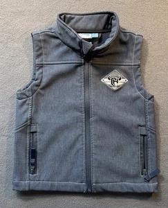 Cowboy Hardware Vest Boys 5T Blue Rodeo Team Roping Ranch Farm Church Warm - Picture 1 of 5