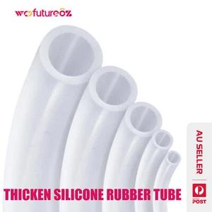 Thicken Softness Food Grade Rubber Silicone Hose Tubing Pipe Flexible No kink - Picture 1 of 16