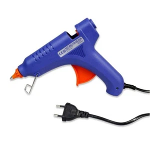 PISTOLA COLLA A CALDO 60W INCOLLATRICE TERMOCOLLANTE BRICOLAGE FAI DA TE - Foto 1 di 4