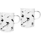  2 Count Pinguin Tasse Kaffeetasse Aus Keramik Wasserbecher Glas