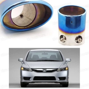 Car Exhaust Muffler Tip Tail Pipe End Trim for Honda Civic Sedan 2006-2011 #1082 - Picture 1 of 6