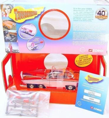 Corgi Toys 1:43 THUNDERBIRDS GERRY ANDERSON FAB 1 TV Movie Car Limited Ed. MIB! - Image 1 of 4