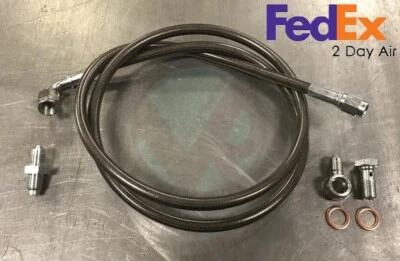 Stainless Steel Gunmetal Complete Clutch Line Kit for 03-06 Nissan 350Z VQ35DE - Image 1 of 4