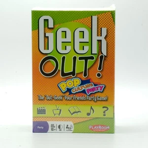 Geek Out Game Pop Culture Party Playroom Kids Board Card Dice Game 10+ Children - Picture 1 of 7
