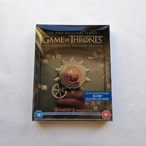 Game of Thrones Season 2 Blu-ray Steelbook with Magnet- Rare, UK Exclusive - Picture 1 of 4