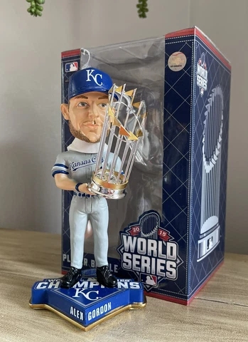 ALEX GORDON Kansas City Royals 2015 World Series Champs Bobblehead #/144 NIB! Cover
