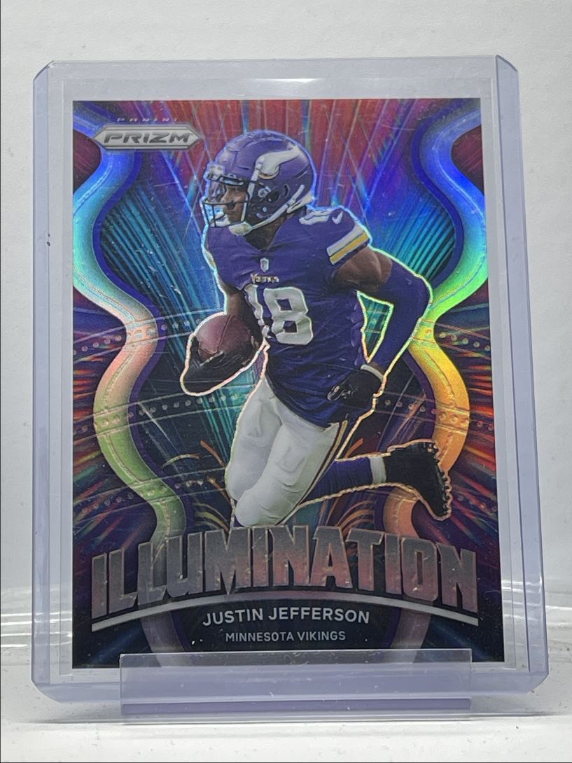 2021 Prizm Illumination Silver Vikings Justin Jefferson Q0772