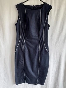 M&S Collection Blue Denim Coloured Dress Size 10 - Picture 1 of 7