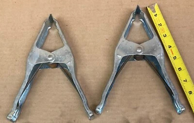 Lot Of 2 ~ Large Pony 3203 Spring Clamp ~ Pre-Owned - Image 1 of 2