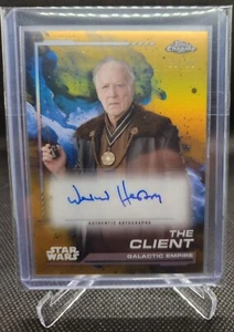 2024 Star Wars Chrome, The Client Autgraphed Gold Refractor Autpgraphed 30/50 - Picture 1 of 2
