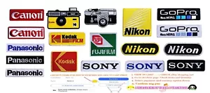Camera-brand Patches Iron on, Sew Fabrics(Select options)✈Thai by USPS agent - Picture 1 of 31