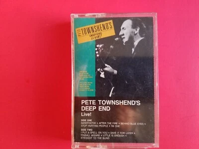 Pete Townshend Deep End: LIVE 1986 Cassette ATCO Tested - Plays Great - Image 1 of 4