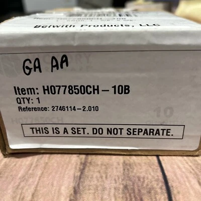 Hickory Hardware H077850CH Piper 1-5/8” X 5/8” Diameter Box Of 10. Chrome.  New - Image 1 of 4