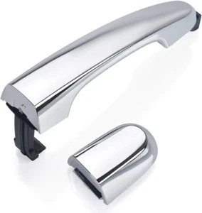 Exterior Door Handle Rear Right Passenger Side Chrome Handle Compatible with Kia - Picture 1 of 7