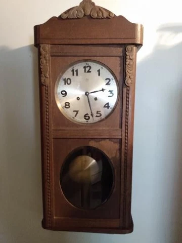 Antique Junghans Wall Clock Cover