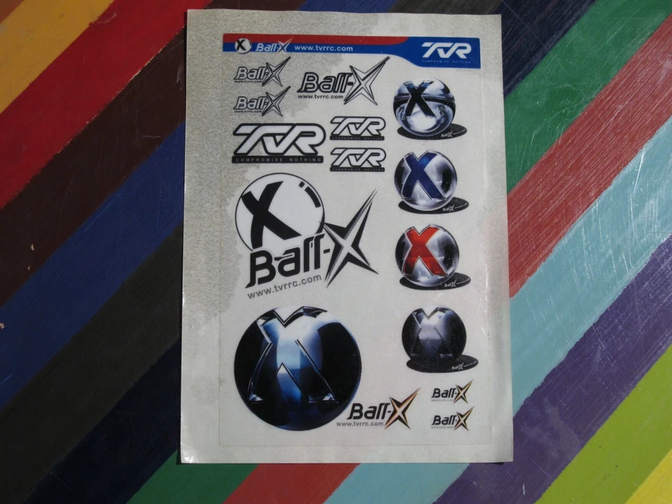 vtg 1980s 90s Auto RC Racing sticker - Lunsford Progressive Race Prep Ballistic+ - Image 1 of 1