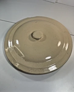Vintage Stoneware Crock Lid only #3/#4/#5 ? ~ Fits a 10 1/4" crock top opening - Picture 1 of 12