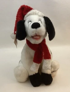 Disney Store Holiday 101 Dalmatiner Hund Plüsch 12 Zoll Weihnachten 2000 rote Mütze mit Etikett - Bild 1 von 11