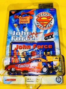 NHRA JOHN FORCE 1:64 Druckguss NITRO lustiges Auto VINTAGE DRAG RACING Superman 1999 - Bild 1 von 4