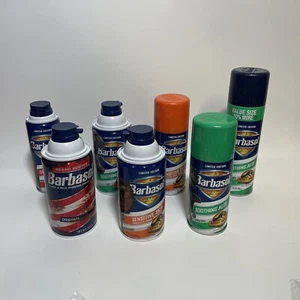 Raro Barbasol Jurassic World LOTTO 7 Set Lattine Edizione Limitata Nuove - Foto 1 di 1