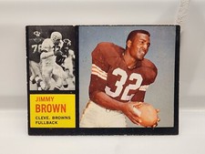 1962 Topps - #28 Jim Brown Nice Looking Card- EX