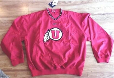NEW NIKE UTAH UTES WINDBREAKER PULLOVER SMALL SM S NWT JACKET Cover