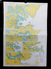 ADMIRALTY  CHART. No.2825. LOCHS on the EAST COAST of UIST. 1990 Edition.