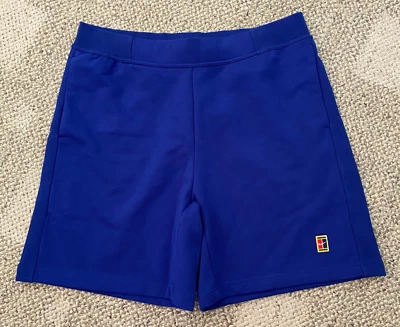 Nike Court Tennis Athletic Shorts French Terry Fleece DA4383-455 Men's Size Lg - Image 1 of 4
