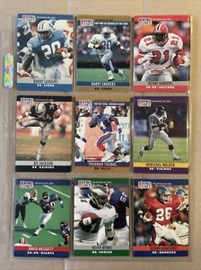 1990 NFL Pro Set Cards. Running Backs 9 Cards Lot (Straight From Packs) - Picture 1 of 4