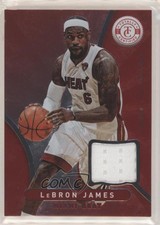 2012-13 Totally Certified Memorabilia Totally Red LeBron James #36