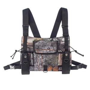 Oxford Fabric Outdoor Hunting Vest Harness Chest Rig Bag Tactical Vest Military - Picture 1 of 12
