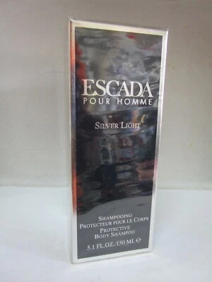 ESCADA POUR HOME CHAMPÚ CORPORAL PROTECTOR LIGERO PLATEADO 5,1 oz/150 ml NUEVO EN CAJA HOMBRES Foto 1 de 4