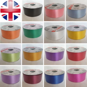 Poly Ribbon For Weddings Car Venue Florist Art Craft Gift Wrap Flowers cake - Picture 1 of 23