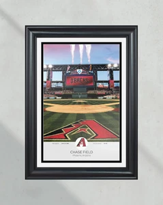 Arizona Diamondbacks Chase Field Framed Stadium Print - Picture 1 of 5