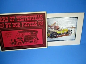Cars of Yesteryear Bob Pettes 8 Color Etch Prints Stutz Bearcat 1907 Everett - Picture 1 of 5